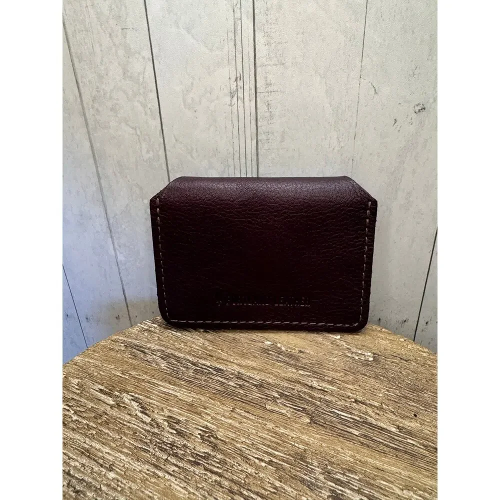 Portland Leather Plum Love Bug Plus Wallet Credit Card Holder NEW FAST SHIP PLG